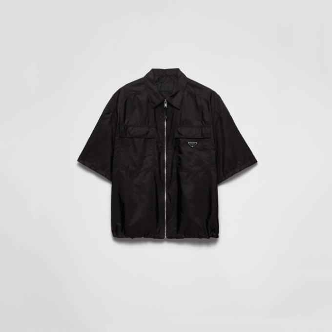 9a+ quality prada re-nylon utility short-sleeve shirt